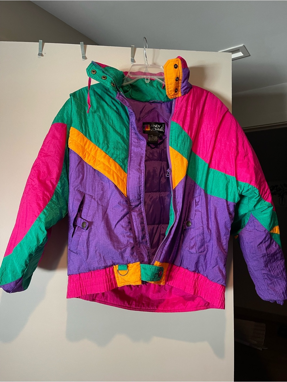 Andy Johns 80s puffer coat